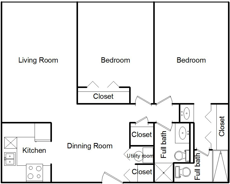 Monroe Gardens 2Bedroom & 1Bedroom Apartments